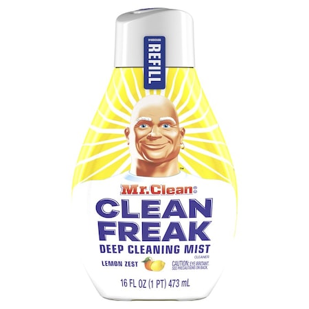 9 Elements Mr. Clean Clean Freak Lemon Zest Scent Deep Cleaning Mist Refill Liquid 16 oz 3700079130